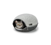 GROTTA PER GATTI IN FELTRO TENDA CON CUSCINO MORBIDO E CERNIERA 46X38X24 CM RIPA