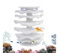 Grotta Per Pesci D'Acquario - Rifugio Con Ventose In Silicone - Grotta Irregolare Per Pesce Betta | Ideale per Soggiorno, Studio, Camera da , Hotel, Appartamento, come Regalo di Inaugurazione Casa