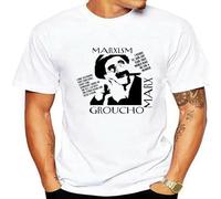 Groucho Marx Marxism Camiseta Todas Las Tallas Y Colores Printed Men T-Shirts White M