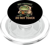 Grouchy Frog "Non amichevole non toccare" Caffè introverso PopSockets PopGrip per MagSafe
