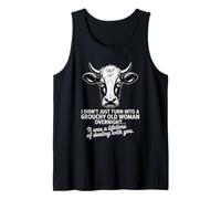 Grouchy Old Woman Cow Sarcastic Lifetime Humor Canotta