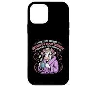 Grouchy Old Woman Funny Cow Coffee Sass Custodia per iPhone 12 mini