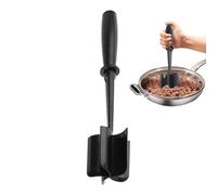 Ground Beef Masher - Non-Sticky Stain Resistant Meat Chopper, Dishwasher Safe Kitchen Tool | Durable Meats Masher for Ground Beef, Turkey, Potato, Avocado, Vegetables | Easy Grip Meats Press for kitch
