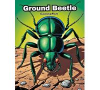 Ground Beetle Coloring Book for Kids: Fun & Easy Garden Bug Art!