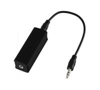 Ground Loop Noise Isolator Eliminating Audio Noise Effectively for Car Audio System Home Speaker with 3.5mm Audio cable