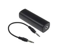 Ground Loop Noise Isolator for Car Audio/home Stereo System Eliminate The Buzzing Noise Completely with 3.5mm Audio Cable