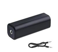 Ground Loop Noise Isolator, Isolatore di Rumore ad Anello di Terra per Sistemi Audio di Auto e Stereo Domestici, Elimina Sibili, Compatibile con Dispositivi con Jack da 3,5mm, Cavo Audio Incluso