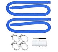 Ground Pool Hoses, Hose Pools, 39.37x1.26x1.26 Inches Hose Body, Leak-Resistant Design, Clamp-Ready Connection, Connector Spa Connections for Manual Vacuuming and Waterfall Use