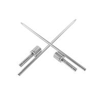 Ground Stake Flag Pole Fixing Stake Silver Rotation Prevention Outdoor Businesses 2Pcs