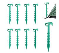 Ground Stakes For Tarp - 10 Pieces Serrated Anchors