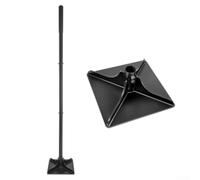 Ground Tamper 20cm Head 1.22m Handle Steel | 20cm square head, 1.22m leverage handle, even pressure distribution, soil sand per gravel compaction