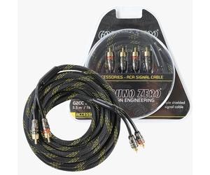 Ground Zero Cavi RCA 1 mt High Quality GZCC 1.0X-TP Cavo rca auto alta qualita