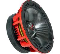 Ground Zero GZCW 10PROC - Midwoofer Competition Pro da 25 cm, 1000 W, 4 Ohm, membrana in carbonio, azionamento ventilato, ottimizzato Klippel®, cestino in alluminio pressofuso