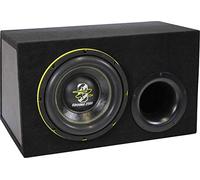 Ground Zero GZHW 25XSPL-D2 BR - Subwoofer SPL 25 cm nell'alloggiamento - Subwoofer cassa passiva Bass Reflex, cassa di alta qualità in MDF, portata 1200 Watt RMS, 2 x 2 Ohm con dimensioni compatte