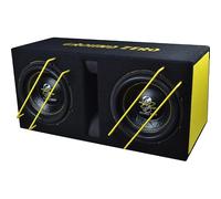Ground Zero GZIB 2.10SPL - Subwoofer Bass Reflex, 2 x 25 cm, SPL, 800 W RMS, 2 x 1 Ohm, alloggiamento in legno
