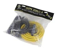Ground Zero GZPK 20XLC-II - set di cavi di alta qualità da 20 mm² per cablaggio di alimentazione e segnale
