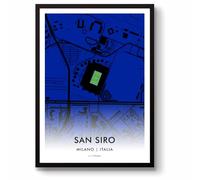 GroundDesigns INTER MILANO Stadio San Siro Milano Italia Mappa