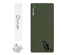 Grounding Mat High Conductivity Microfiver Suede for Foot Bed Computer 40 x 85 cm Earthing Universal Pad Therapy Better Sleep, Riduce lo stress, Improve Balance, Flessity, Green40 x 85 cm