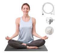 Grounding Mat, Mowend, tappetino da terra 40 x 60 cm, ideale per piedi, sonno, energia, sollievo dal dolore, infiammazione, equilibrio e benessere - per una sensazione di messa a terra. Con linea di
