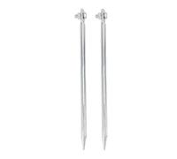 Grounding Rods 2 Pack | Copper Plated Iron Threaded Connection for Electric Fences/Antennas/Satellite Dishes | 12x300mm Grounding Pin for Secure Electrical Protection