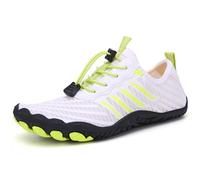 Grounding Shoes with Copper for Women Men,Copper Grounding,Grounded Barefoot Footwear Hike Shoes,Wide Toe Soft Comfortable, A34 bianco, 43 EU