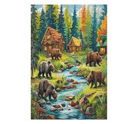 Group Adorablelittle Bears Puzzle 1000 Pezzi Sfida Logica E Pazienza Rompicapo Per Menti Brillanti Stimolo Cognitivo Esercizio Mentale Regalo Per Laurea 1000 PCS