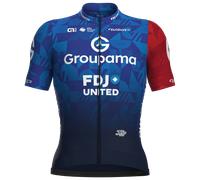 GROUPAMA - FDJ TDF-Edition 2025 Kurzarmtrikot, für Herren, Größe L, Rennrad rosso