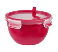 Emsa N1060600 Clip & Micro Contenitore per microonde, Colore: Rosso, 2,6 l