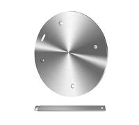 Grourarty - Piastra diffusore di calore da 28 cm, in acciaio inox, adattatore a induzione per piano cottura a gas elettrico, piano cottura in vetro, piastra convertitore per piano cottura a induzione