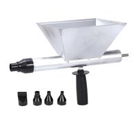 Grout Gun Electric Mortar Gun with 4 Nozzle Ergonomic Grout Tool Portable Caulking Tool for Window Wall Bricks, Without Electric Drill