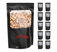 Grove Bags - 10 finestrini con controllo dell'umidità (58-62%), riutilizzabili, con chiusura lampo, inodore e protezione dai raggi UV, 20 x 30 x 5 cm