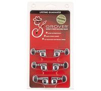 Grover, 406 C, Rotomatic mini, accordatori, confezione da 3 per lato, autobloccanti, Cromati