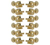Grover 505G12 - Mini Rotomatics Rotomatics - Teste per chitarra a 12 corde, 6 + 6, oro
