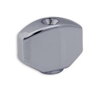 Grover GP23C - Pulsanti di dimensioni standard, 6 pezzi, cromati