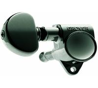 Grover Rotomatic 102BN - Accordatori per chitarra in nichel nero