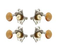 Grover U98-18NA Sta-Tite Geared Ukulele Pegs 4 pezzi Nichel