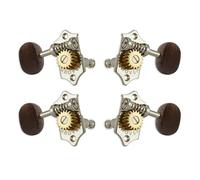 Grover U98-18NR Sta-Tite Geared Ukulele Pegs 4 pezzi Nichel