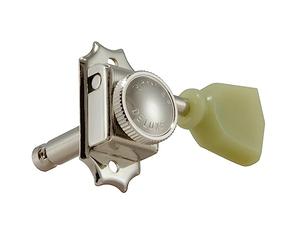 Grover Vintage Bloccaggio Keystone Machineheads, 3+3 ~ Nichel