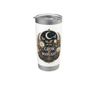 Grow By Moonlight giardino botanico notte Bicchiere termico in acciaio inox doppia parete