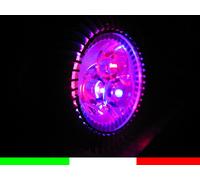 GROW GU10 3x1w LED 3w LAMPADINA FARETTO DICROICA CRESCITA PIANTE IDROPONICA E5E1