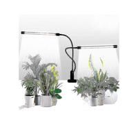 Grow Light,sunlight White 50w 84 Led Dual Head Clip Plant Lights, 4/8/12h Timer 5 Dimmable Levels