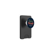 Grow Through It - Citazione positiva floreale PopSockets PopWallet per MagSafe