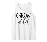 Grow Wild Grow Wild Nature Citazione Wall Art per Esterni Canotta