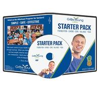 Grow Young Fitness Starter Pack Esercizio per anziani, allenamento a basso impatto da casa, semplice, sicuro, efficace DVD di allenamento per anziani