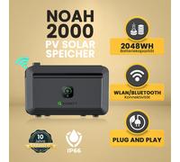 Growatt NOAH 2000 2048Wh Centrale elettrica da balcone LiFePo4 Batteria