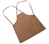 Growcue Apron Shop Apron Olio di olio esterno con grembiule da cucina tascabile