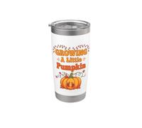 Growing A Little Pumpkin Bicchiere termico in acciaio inox doppia parete
