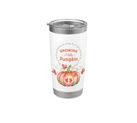 Growing A Little Pumpkin Bicchiere termico in acciaio inox doppia parete