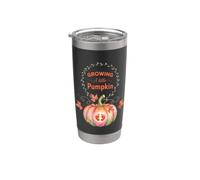 Growing A Little Pumpkin Bicchiere termico in acciaio inox doppia parete