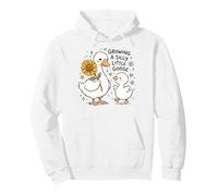Growing A Silly Little Goose Felpa con Cappuccio